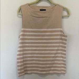 J. Crew Tan Striped Women's Top